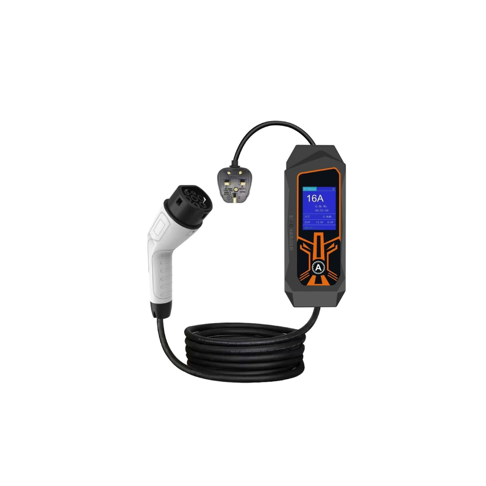 Portable EV Charger with Interchangeable Plug